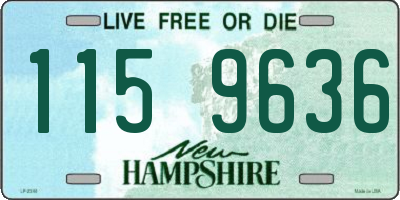 NH license plate 1159636