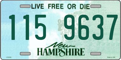 NH license plate 1159637