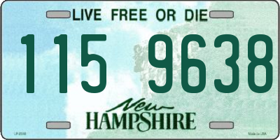 NH license plate 1159638
