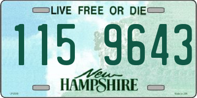 NH license plate 1159643