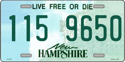 NH license plate 1159650