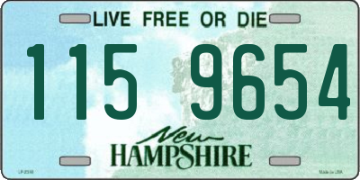 NH license plate 1159654