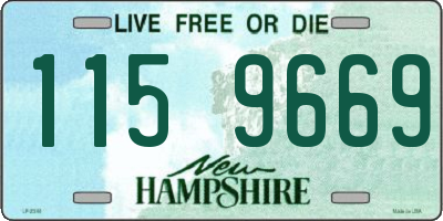 NH license plate 1159669