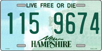 NH license plate 1159674