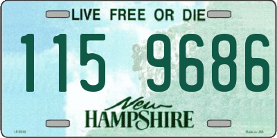 NH license plate 1159686