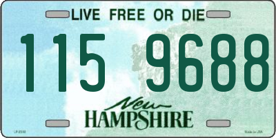 NH license plate 1159688