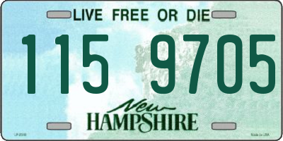NH license plate 1159705