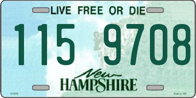 NH license plate 1159708