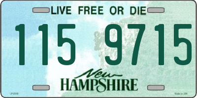 NH license plate 1159715