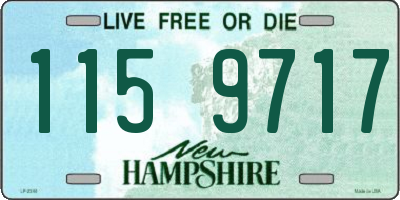 NH license plate 1159717