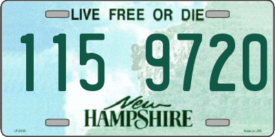 NH license plate 1159720