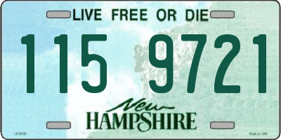 NH license plate 1159721