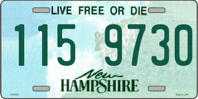 NH license plate 1159730