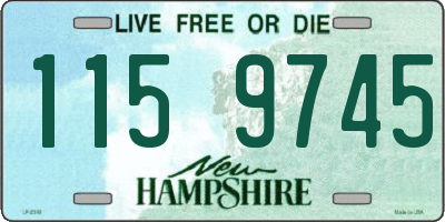 NH license plate 1159745