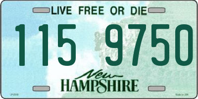 NH license plate 1159750