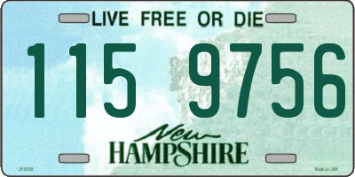 NH license plate 1159756