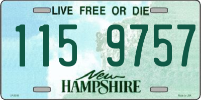 NH license plate 1159757