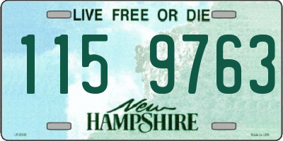 NH license plate 1159763