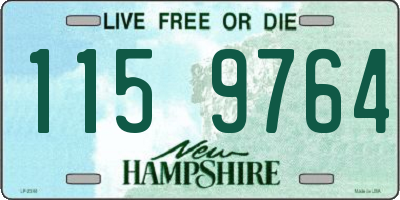 NH license plate 1159764