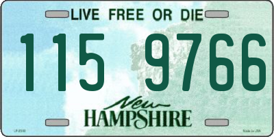 NH license plate 1159766