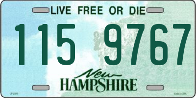 NH license plate 1159767
