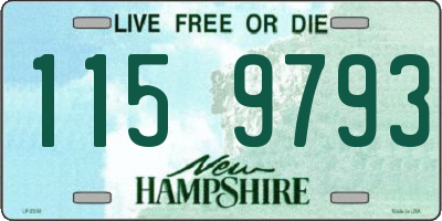 NH license plate 1159793