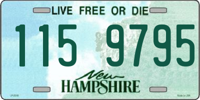 NH license plate 1159795