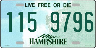 NH license plate 1159796