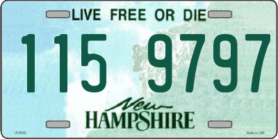 NH license plate 1159797
