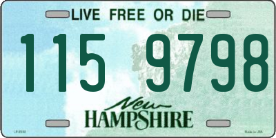 NH license plate 1159798