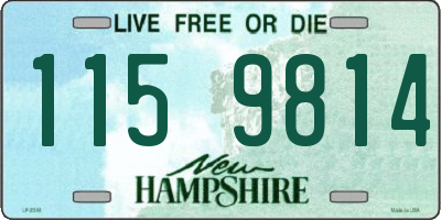 NH license plate 1159814