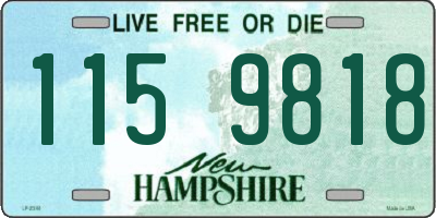 NH license plate 1159818
