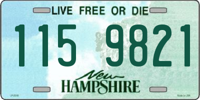 NH license plate 1159821