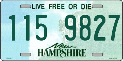 NH license plate 1159827