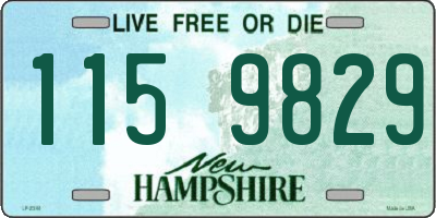 NH license plate 1159829