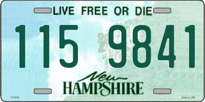 NH license plate 1159841