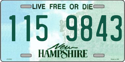 NH license plate 1159843