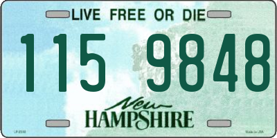 NH license plate 1159848