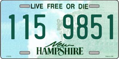 NH license plate 1159851