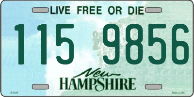 NH license plate 1159856
