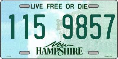 NH license plate 1159857