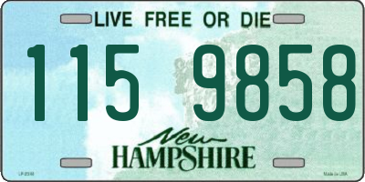 NH license plate 1159858