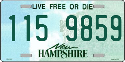 NH license plate 1159859