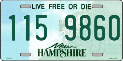 NH license plate 1159860