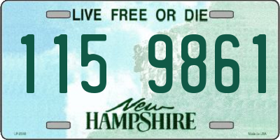 NH license plate 1159861