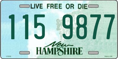 NH license plate 1159877