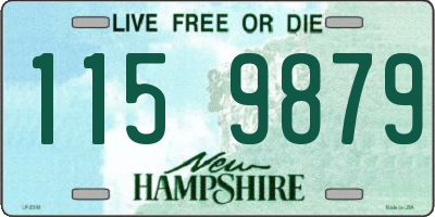 NH license plate 1159879