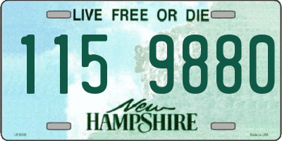 NH license plate 1159880
