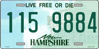 NH license plate 1159884