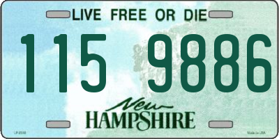 NH license plate 1159886